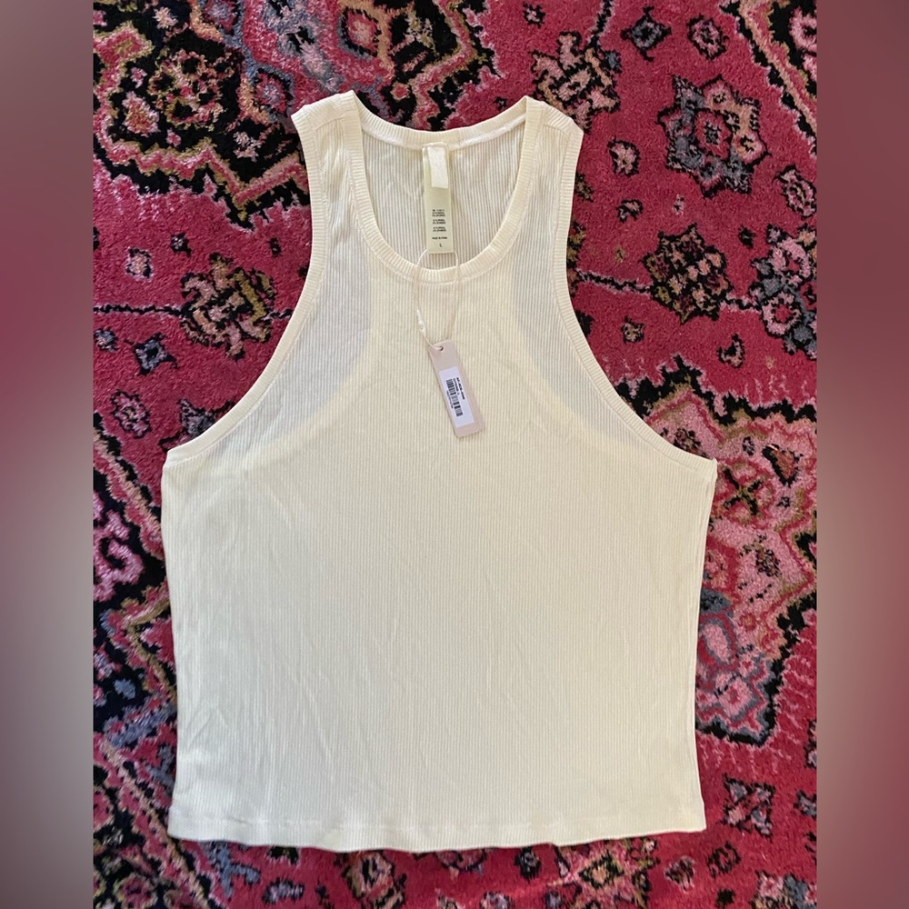 Skims Soft Lounge Racer tank - Citrine L